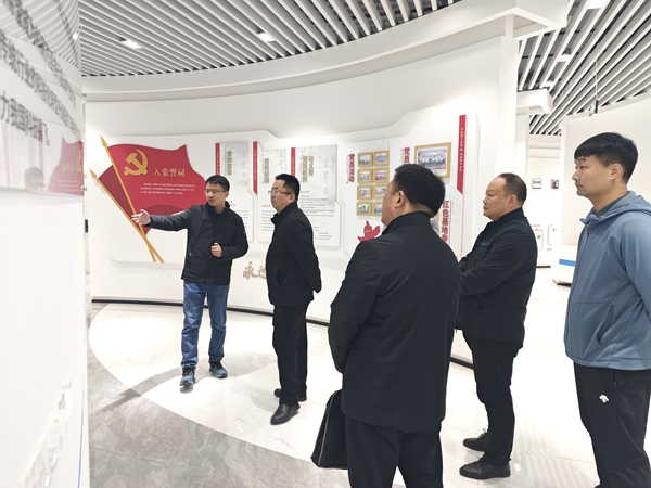 市委政研室一行蒞臨我司考察民營經濟發展情況